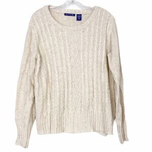 Architect Tan Speckled Wool Blend Sweater Sz XL